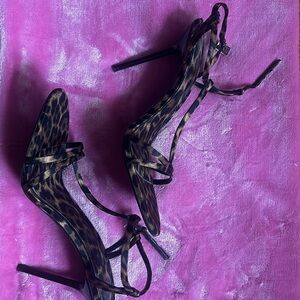 Size 40EUR , Size 9.5 US WOMEN Leopard print Zara heels